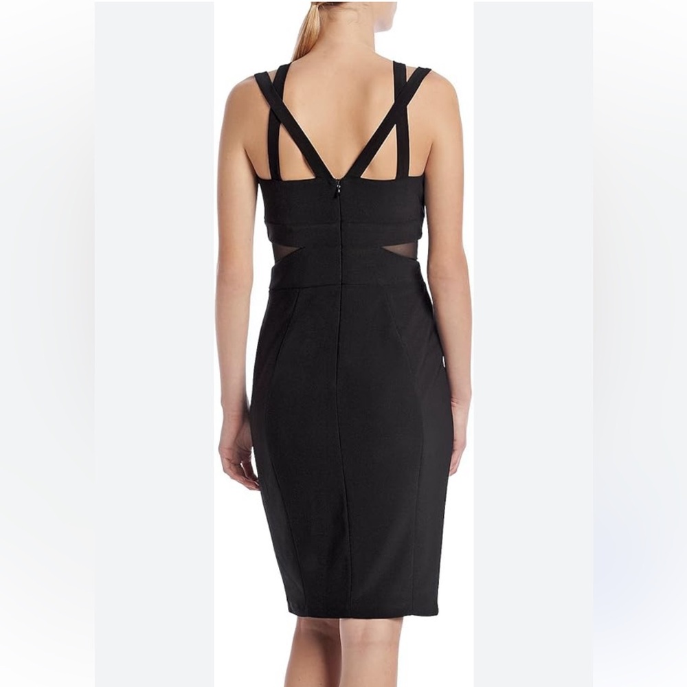 XSCAPE BLACK BODYCON DRESS
